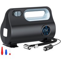 Portable Automobile Air Compressor Digital Tire Inflation Pump LED Lamp Tire Compression Pump Compressor for Car Motorcycle