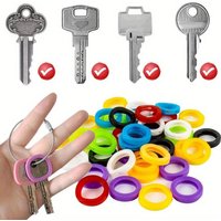 12 Sets of High-quality Vintage Key Covers, Multi-color Charming Silicone Key Caps, for Protecting and Organizing Door Keys