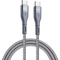 PD 65W USB C to USB C Fast Charging Cable Braided 1m/2m/3m Data Cord for iPhone 15 16 Pro Max MacBook Pro Samsung Huawei Xiaomi