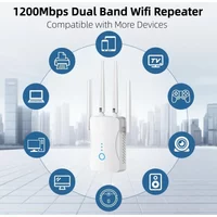 1200Mbps Dual Band WiFi Repeater Wireless 2.4G 5GHz WiFi Extender 802.11ac Gigabit Amplifier Router Long Range Signal Booster