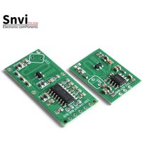 RCWL-0515/0516 Microwave Radar Sensor Module Human Body Induction Switch Motion Detector Module Microwave Sensing for Arduino