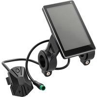 AliExpress LCQPTW LCD Panel with USB UART M5 Electric Bicycle 5 Pin LED Display for Electric Scooter Bike Waterproof Lcd Panel Screen Parts