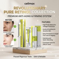 Gentle Anti-Aging Celimax Pure Retinol Firming Serum, Wrinkle Repair & Collagen Boost Deep Hydration Face Essence for Daily Care