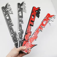 RAPTOR Emblem Sticker ABS 3D Car Sticker Plastic Logo Badge For Ford Fusion Focus Mk2 Fiesta Mk3 Mondeo Mk4 Ranger Kuga Mk7 Max