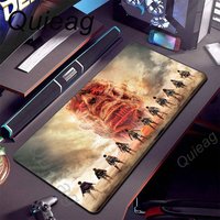 XXL Mouse Pads Anime Mouse Pad Gamer Keyboard Mousepad Pc Computer Desk Mat Gaming Pad Non-slip Attack on Titans Big Mouse Mats