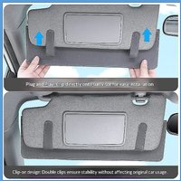 **Flip Sun Visor Extender for Car, Anti-Glare Blocking Shield, Car Interior Accessories, Universal Fit Modified Auto