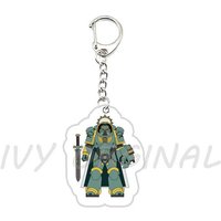 Acrylic Hot Game Warhammer 40K Keychains Warhammer 40K Keychains for Accessories Bag Jewelry Friends Gamer Gifts