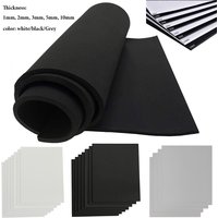 Feuilles de mousse Eva d'épaisseur 1mm2mm3mm5mm10mm, 1 pièce, absorbe le bruit, feuilles artisanales en mousse Eva, matériel de fabrication de modèles faits à la main