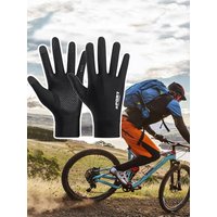 AliExpress NONE 1 Pair of All Finger Thin Gloves Breathable and Shockproof Touch Screen Gloves Spring and Summer Mountain Road Cycling Gloves