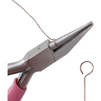 4.5-inch deep black and deep powder rolling needle pliers DIY manual half groove pliers 9-pin jewelry winding tool