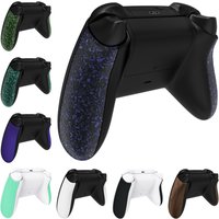 eXtremeRate Comfortable Left Right Side Rails, Replacement Parts Handles Rear Shell for Xbox Core Wireless Controller - Textured