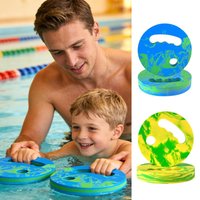 Fun Floating Swim Paddles Soft Grip Hand Paddles Professional Training Board for Beginners Kids Men Women Beach Summer Workout