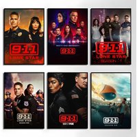 1pc Hot Tv Show 9-1-1 Poster Sticker Print Waterproof Wall Art For Living Room Bedroom Home Decor