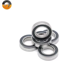 6801RS Bearing ABEC-7 12x21x5 mm Thin Section 6801-2RS Ball Bearings 61801 RS With Black Sealed L-2112DD
