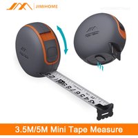 Jimihome Portable Tape Measure Auto Locking Coated Tape Ruler 5.5M 3.5M Steel Ruler Retractable Woodworking Measuring Tools