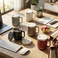 304 Stainless Steel Coffee Cup Portable Double Wall Insulated Anti Scalding Milk Coffee Mug Sealed Leak-proof Office Water Cup