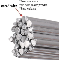 10pcs No Need Solder Powder Aluminum Welding Rod Brazing Low Temperature Aluminum Tin Solder wire Soldering Rod Tool Kit
