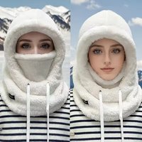 AliExpress NONE Warm Thermal Windproof Balaclava Ski Hood Motorcycle Face Cover Polar Fleece Adjustable Cycling Neck Cover Full Face Mask Winter