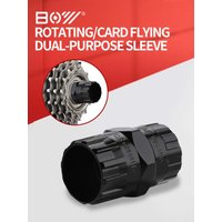 AliExpress VXM Bicycle Sleeve Bike Freewheel Bike Lockring Cycling Rotary Flywheel Remover For Sleeve Repair Tool Black Alloy Wear-Resistan