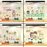 Kitchen Self Adhesive Oil-proof Wall Stickers High-temperature And Oil Smoke Resistant Tiles Sticker Proof Waterproof Wallpaper