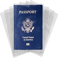 1/5/10/20 PCS Transparent Passport Protective Cover PVC Travel Dirt Protection Passport Cover Waterproof Credit Card Holder Bags
