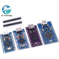 Type-C USB Pro Micro For Arduino ATmega32U4 5V/16MHz 3.3V/8Mhz Module With 2 Row Pin Header Leonardo Usb Interface Board