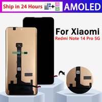 24090RA29G Premium Lcd For Xiaomi Redmi Note 14 Pro 5G Display Touch Screen Digitizer Panel Assembly With Fingerprint