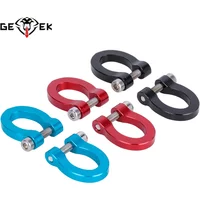 CNC Aluminum Bumper D-ring Tow Hook Hitch Rescue Tow Shackles for 1/10 RC Crawler Car SCX10 TRX4 TF2 D90 CC01 Parts