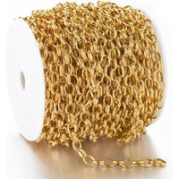 1meter Stainless Steel Chain Big Rolo Cable Link Chain for Jewelry Making