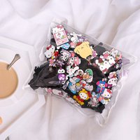 20/30/50/100pcs Mixed Wholesale Cute Cat Enamel Pins Set Brooches Badges Collection Gifts Cosplay Accessories