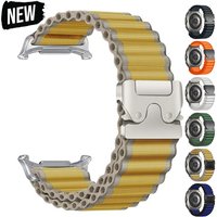 Nylon Loop Strap for Samsung Galaxy Watch Ultra 2025 47mm Sport Watchband for Galaxy Watch 8 40/44mm 8Classic 46mm Band Bracelet