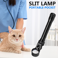 S150 Human Vet Pet Veterinary Animal Hospital Eye Check Handheld Pocket Slitlamp Portable Slit Lamp LED Magnifier