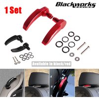 High Quality 2pcs Black Saddle Bag Latch Kit Motorcycle For Harley Davidson Electra Glide,Street Glide,Road King 14-21 Aluminum