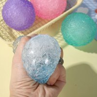 Super Soft Maltose Ice Ball Squishy Toy Transparent Sensory Squeeze Ball Anti-Stress Fidget Toy Slow Rebound For Kids Adult