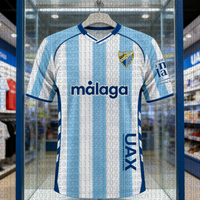 2026 New Soccer Jersey Malaga CF 3D Printed Adult Athleisure T-Shirt Family Summer Quick-dry Soft Comfy Lightweight Beachwear