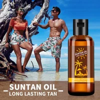 35ml Tanning Lotion Oils Body Bronzer Self-tanning Suntan Sexy Solarium Beach Oil Protection Lotion Tan Oils Skin Natural