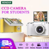 HD 4K Digital Camera With 2.4 inch Flip Screen Selfie Video Recorder For Vlog Entry Level Girls Filter Professional Gift Camera