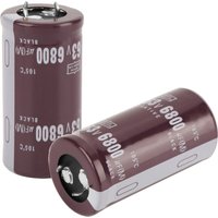 2PCS 63V Capacitor 63V Electrolytic Capacitor 6800uF Capacitor 63V 6800uF Electrolytic Capacitor 25 × 50mm 105℃ Capacitor