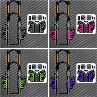 AliExpress NONE One Piece Set Includes 2pcs of Cross Tie Stickers + 6pcs of Small Stickers/Set, Mountain Bike Front Fork Stickers F38 for