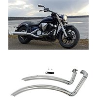For Yamaha XVS 950 All Years Motorcycle Exhaust Pipe Mufflers Full Exhaust System Drag Pipes Silencer