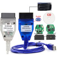 OBD2 Car Connector Code Diagnostic Interface Tool For INPA BMW E Chassis K DCAN With Switch For BMW K+CAN K-Line FTDI FT232 Chip