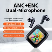 Wireless earbuds E18pro Bluetooth 5.4 Headphones ANC In Ear Gaming Headset Noise Reduction TWS Earphones Touch Control Wit Mic