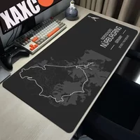 One racing circuit mouse pad, cute HD table pad extension game keyboard pad ,Computer Office Game Table Mats