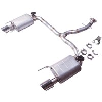 It is applicable to the 2.5L and 3.0L Catback exhaust systems with valves at the rear of Lexus IS250 and IS300 from 2006 to 2012