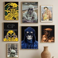 fashion brand CP. Company Poster HD Self-Adhesive Waterproof Wall Art Easy to Apply Multi-Scene Decor