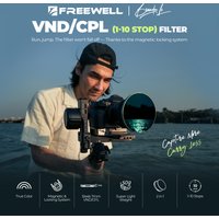 Freewell x Brandon Li Magnetic VND/CPL Filter kit using ND32 Filter with 1-10 stops, 67/72/77/82/86/95MM Photography Accessories