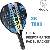 DUALE FORCE II 3K T800 Padel Racket ,Combo Power and Control, Hybrid Padel for Intermediate and Advaced All-Court Players