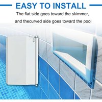 SPX1082K Skimmer Weir Durable Plastic Replacement Part Universal Pool Skimmer Accessory