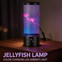 7 Color Jellyfish Lava Lamp USB Charge Floating Jellyfish Lamp Decorative Jellyfish Mood Lights for Office Room Home Decoration