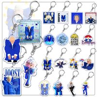 Eurovision 2024 Joost Klein Keychains Ring for Accessories Europapa Bag Pendant Key Chain Jewelry Fans Gifts